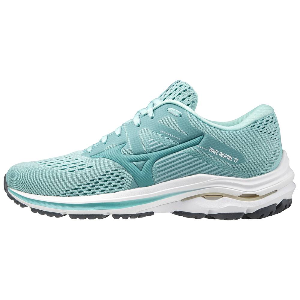 Sapatilhas Running Mizuno Wave Inspire 17 - Mulher - Azuis/Turquesa - LIVZC1302